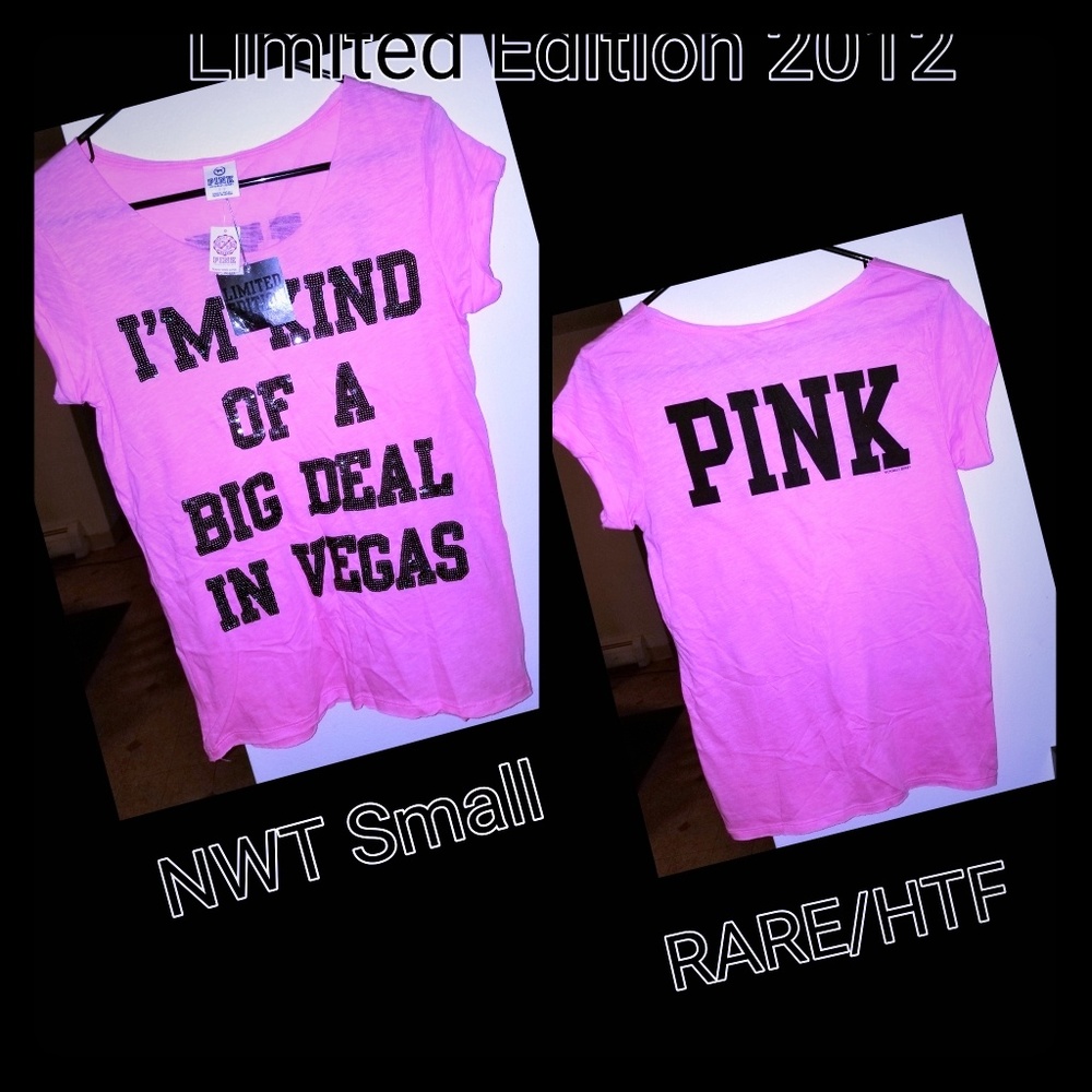 Victoria Secret Pink Vegas Bling Tee